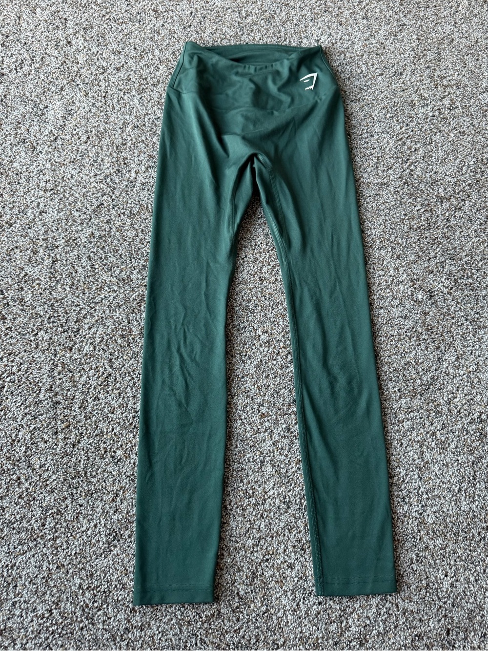 Gymshark Forest Green High Waisted Workout Leggings Estimated Small